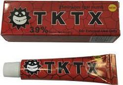 Крем анестетик для тату TKTX 39% Червоний, 10 гр