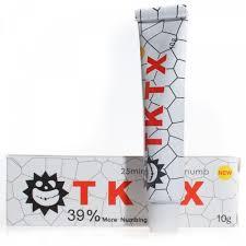 Крем анестетик для тату TKTX 39% Білий, 10 гр