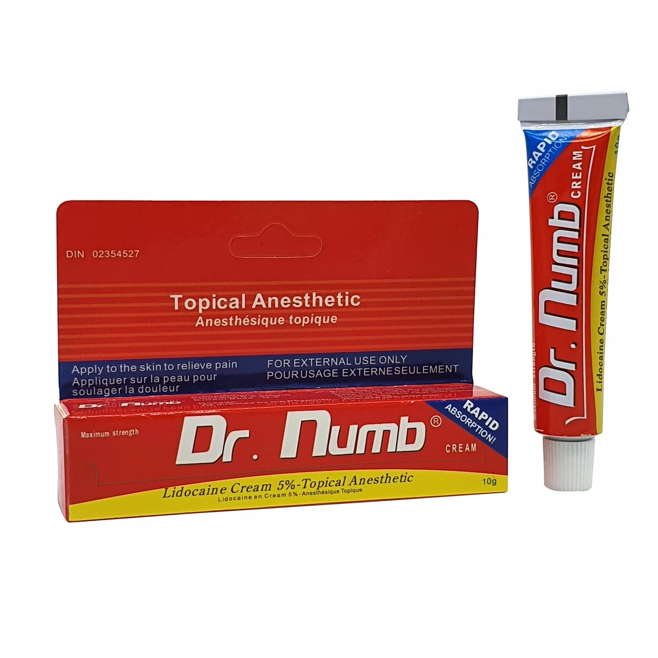 Анестетик крем Dr.Numb (Epinephrine), 10 гр
