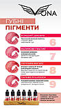 Пігмент для татуажу губ VONA № 9 Палкий поцілунок, 6 мл, фото 3