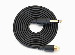 Кліп корд RCA Premium для тату машинок чорний (товстий)