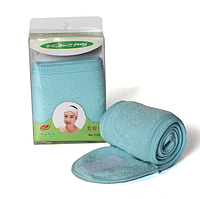 Косметична пов'язка на голову (блакитна)