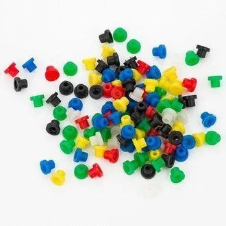 Ніпеля (громети) Т з фіксатором Фіолетовий, 1 шт, фото 1