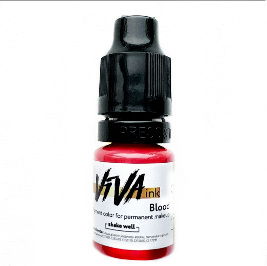 Пігмент для татуажу VIVA ink Lips #9 Blood, 4 мл