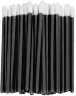 Макробраші одноразові, пензлики для макіяжу, аплікатори для помади (50 шт/уп) чорний