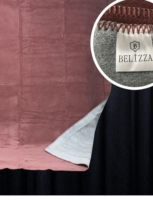 Бавовняний теплий плед BELIZZA "Gul Gri" 200х220 см, Євро