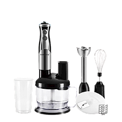 Блендер із чашею занурювальної Sokany 8 в 1 ручний з насадками потужний 700 Вт портативний універсальний міксер
