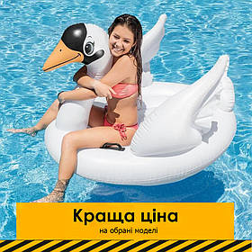 Надувний плотик Білий лебідь Intex 56287 (194 x 152 x 147см, ремкомплект) | Надувна платформа Акція до 28.07