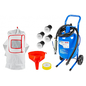 Сифонний піскоструминний апарат 4,3-7,5 бар 19 л AL-FA ALSBT-19L