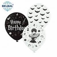 Кулька латекс  12'' (30см) Belbal Wednesday, Венсдей 1шт