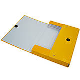 Папка-короб на липучці АКАДЕМІЯ, картонна, А4, 40 мм, PP-покриття, фото 2