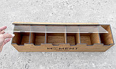 Великий барний органайзер з кришкою 64х14х17 см "ВУЛИЦЯ 01" | Era Creative Wood, фото 2