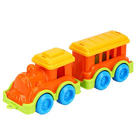 Дитяча іграшка "Потяг Міні" ТехноК 8089TXK з вагончиком, різнокольоровий, Toyman