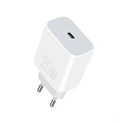 Мережевий адаптер WUW-C176 Type-C PD 20W (білий)