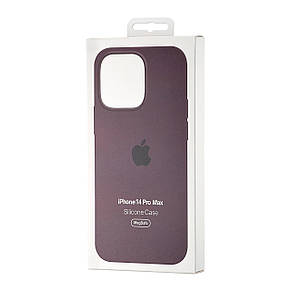 Чохол Silicone Case with MagSafe & SplashScreen iPhone 14 Pro Max Elderberry, фото 3
