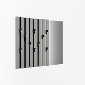 Вішак з Дзеркалом 1201 Ельба шиншила сіра Сокме