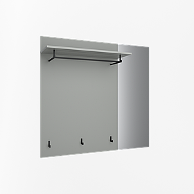 Вішакова панель з Дзеркалом Ельба шиншила сіра Сокме