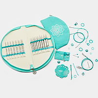 36301 НАБІР ЗЙОМНИХ ПОВОРОТНИХ МЕТАЛЕВИХ СПІЦ 13СМ "THE GRATITUDE SET" MINDFUL COLLECTION KNITPRO