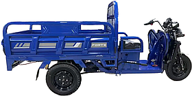 Вантажний електричний трицикл 300 кг, 3 швидкості FORTE JH-1200, синій