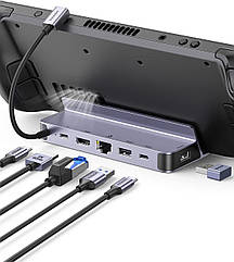 Ugreen CM666 6 in 1 Док-станція для Steam Deck/Asus ROG Ally