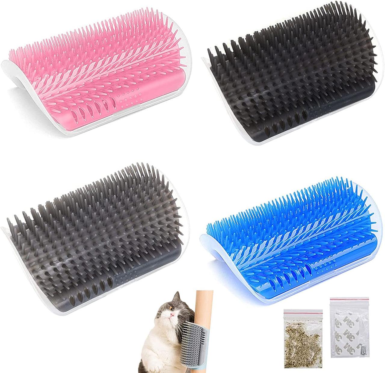 LATRAT 4 шт. Кисть для догляду за собаками, Щітка для догляду за кішкою, Щітка для домашніх тварин, Щітка для кішок для собак, фото 1