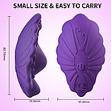 Кліторальний вібратор у трусики, жіночий мінівібратор, стимулятор клітора з вібрацією, Інтимні іграшки, фото 3