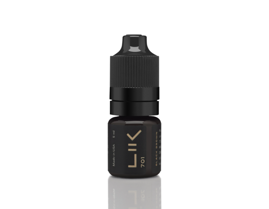 Пігменти для татуажу LIK 701 BLACK BROWN BROWS 5 ml