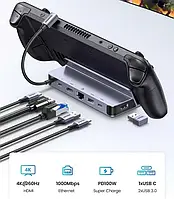 Ugreen CM666 6 in 1 Док-станція для Steam Deck/Asus ROG Ally, фото 2