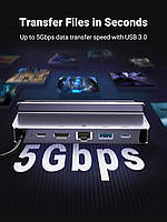 Ugreen CM666 6 in 1 Док-станція для Steam Deck/Asus ROG Ally, фото 9