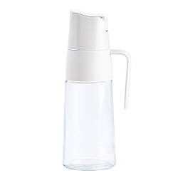 Пляшка дозатор для олії та оцту 600 мл з носиком бежева HP16294