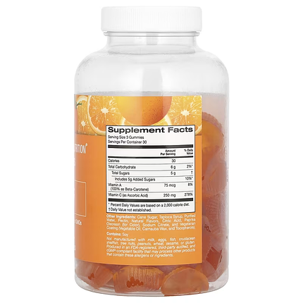 California Gold Nutrition Vitamin C 90 Gummies (Orange), фото 3
