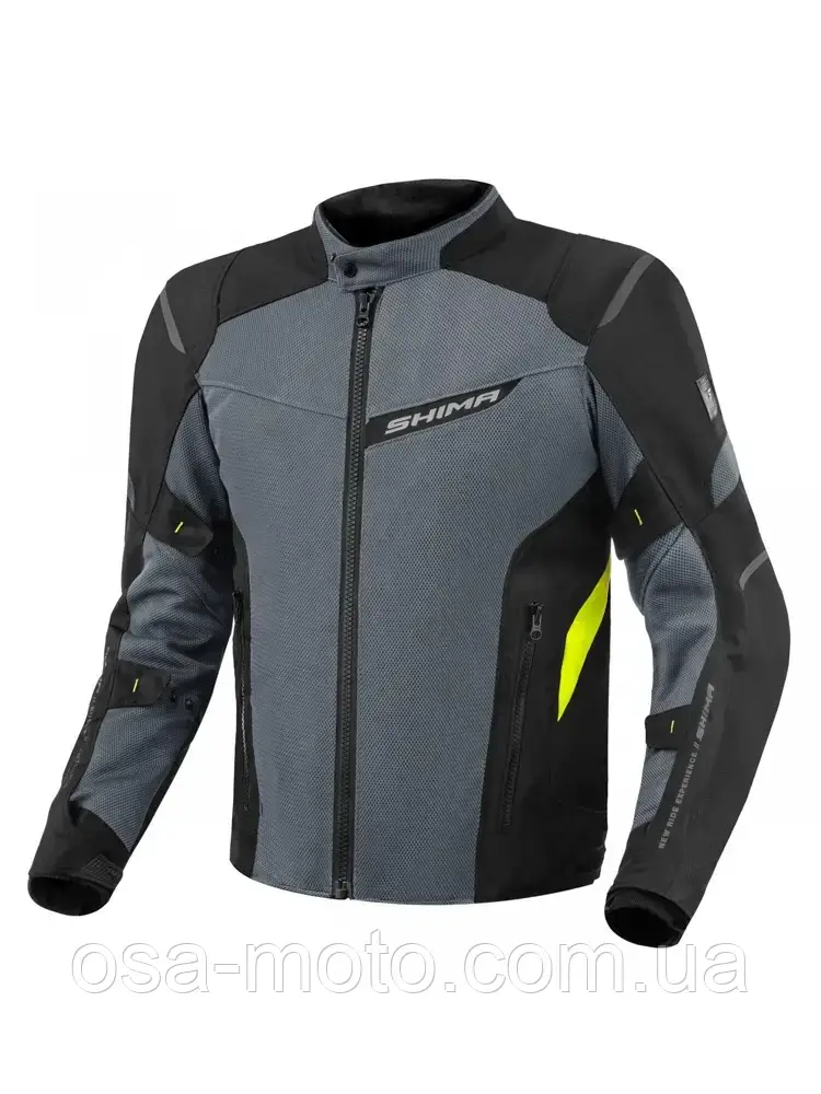 Мотокуртка Shima Rush 2.0 VENT Grey Fluo