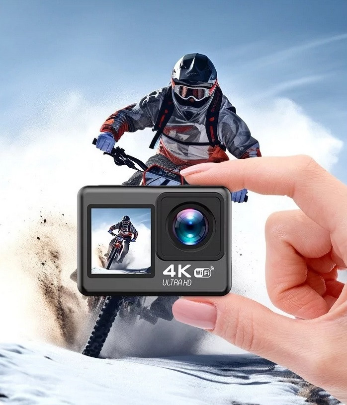 Екшн-камера V8 - Full HD 4K Wi-Fi з пультом ДУ, фото 1