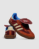 Жіночі кросівки Adidas Nylon Samba x Wales Bonner Brown, фото 6