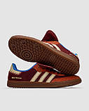 Жіночі кросівки Adidas Nylon Samba x Wales Bonner Brown, фото 4