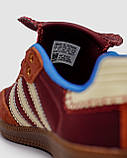 Жіночі кросівки Adidas Nylon Samba x Wales Bonner Brown, фото 5