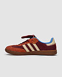 Жіночі кросівки Adidas Nylon Samba x Wales Bonner Brown, фото 10