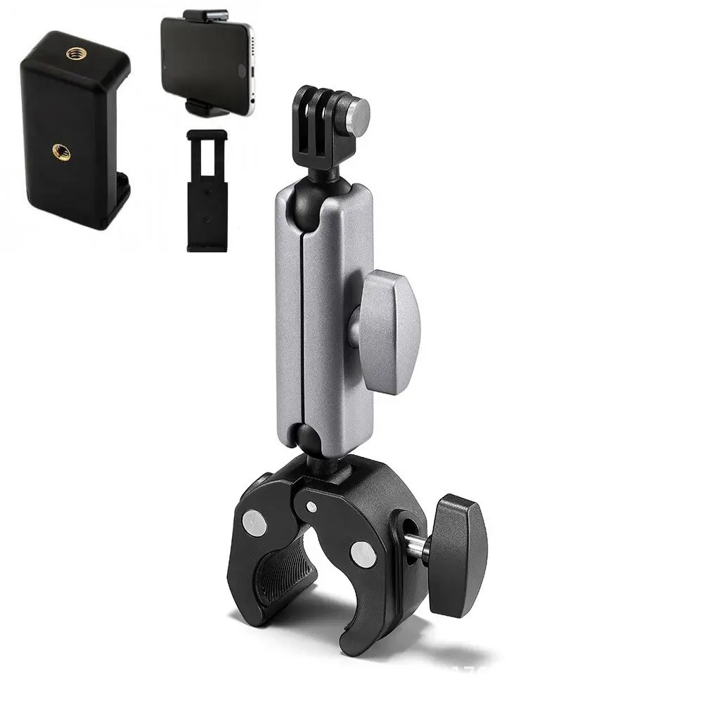 Кріплення на кермо — мотоцикла, велосипеда Motorcicle Mount S2 з кріпленням для телефона