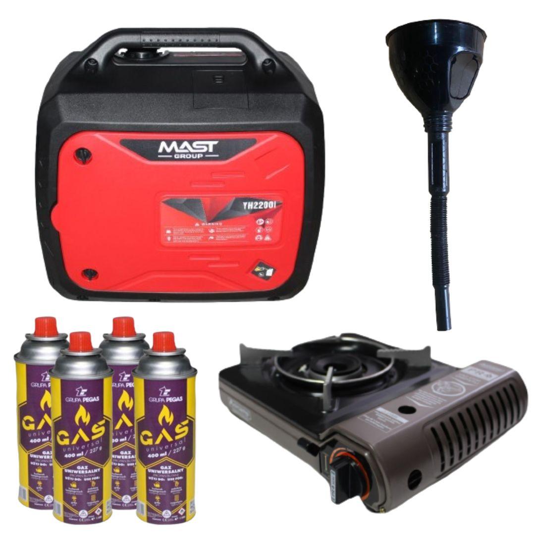 Інверторний генератор MAST GROUP YH2200i + газова плитка Orcamp CK-505 + електричний обігрівач Gardyer HE2000, фото 1