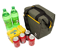 Дорожня Термосумка для продуктів та напоїв Bo-Camp Ryndale 18 Liters Grey (6702952) для пікніка, фото 6