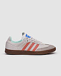 Жіночі кросівки Adidas Samba Super Low Suede 'Grey Peach', фото 4