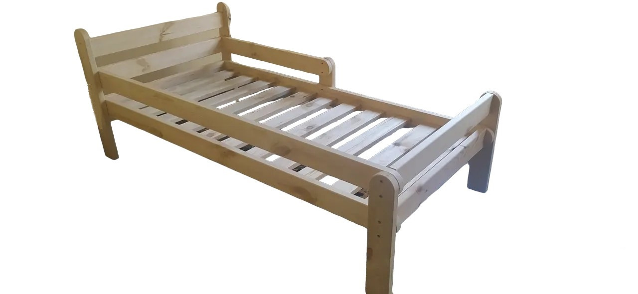 Ліжко з натурального дерева для дітей і дорослих Франкусик, різні кольори