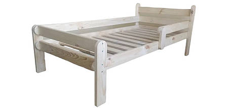 Ліжко з натурального дерева для дітей і дорослих Франкусик, різні кольори, фото 2