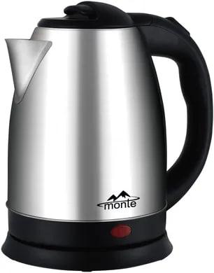 Електрочайник Monte 1802-MT чайник для дому 1.8 л Сірий 1500 Вт, фото 1