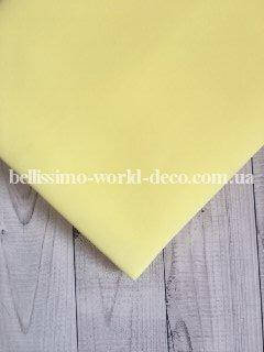 

Зефирный фоамиран 50х50 см "Светло-лимонный",1 мм, Китай