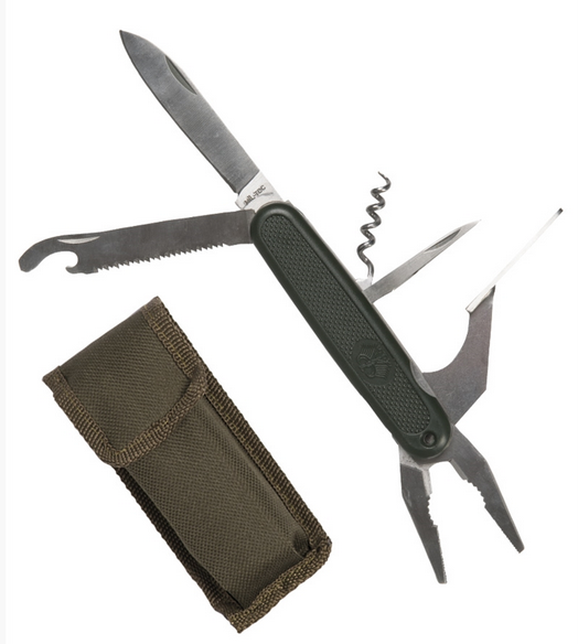 

Мультитул карманный немецкеой армии BW POCKET TOOL OLIV MIL-TEC, Оливковый