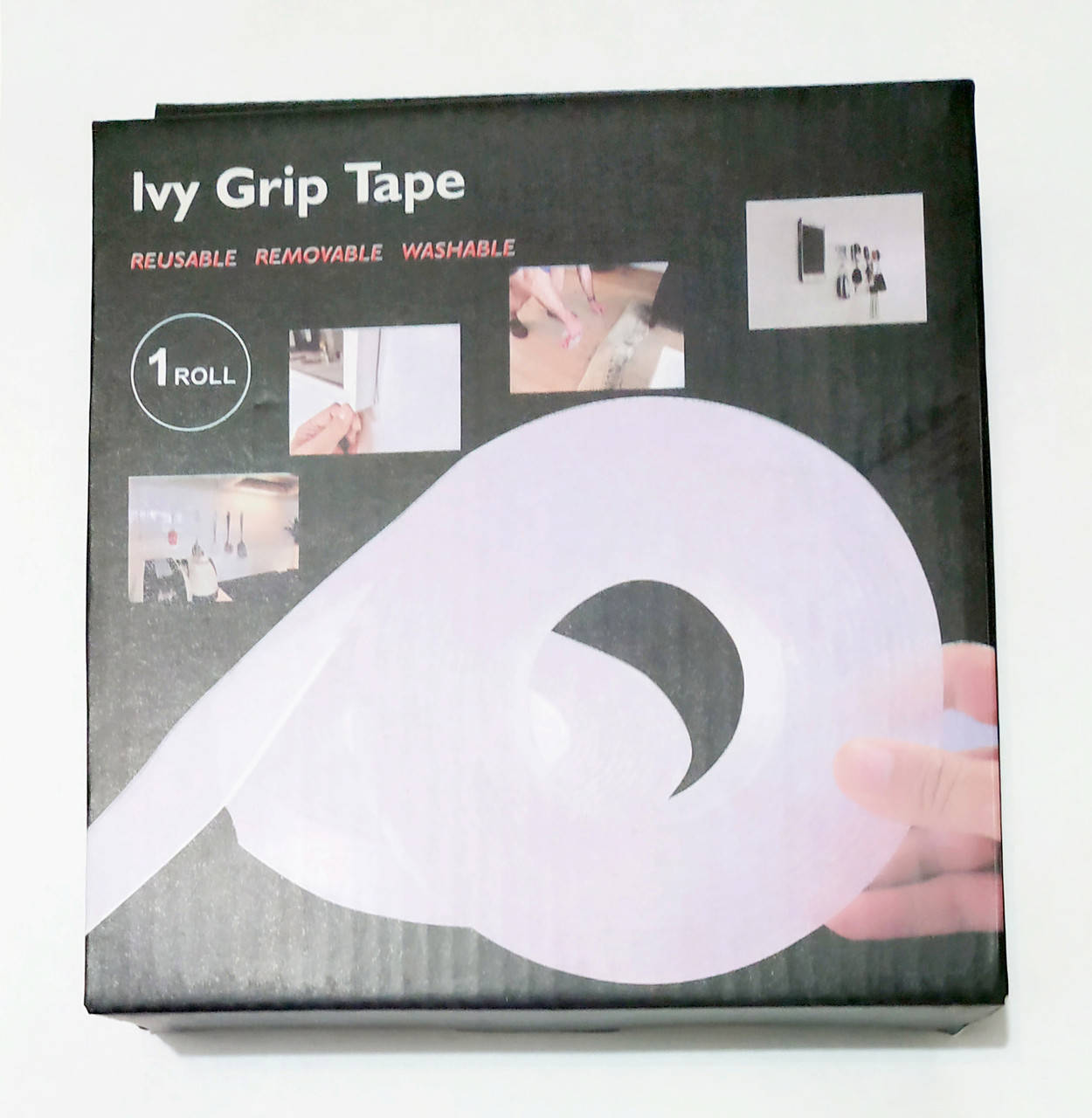 

Многоразовая крепежная лента Ivy Grip Tape 3 м, Прозрачный