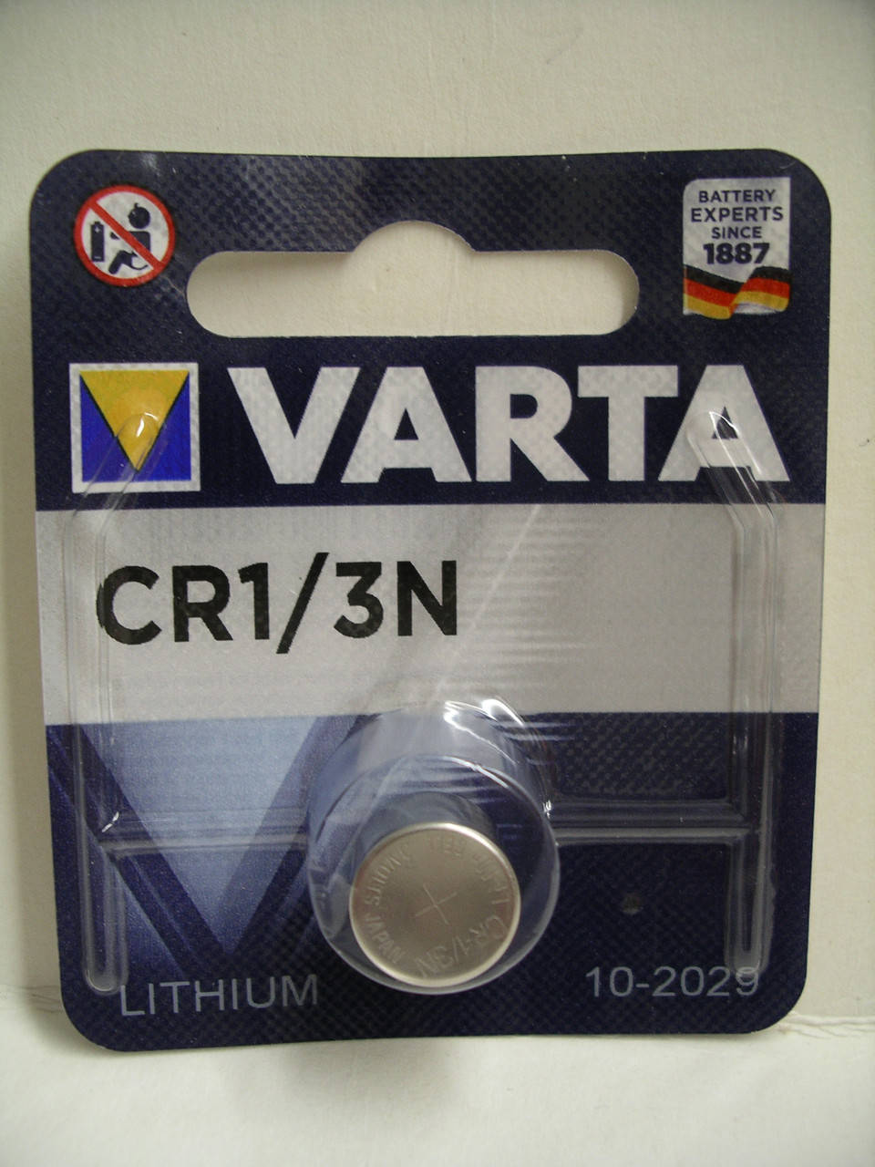 

Батарейка Varta CR1/3N , литиевая, 3V
