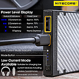 Надлегкий Power Bank Nitecore NB10000 Gen2 SILVER (10000mAh, QC 3.0, 18W, USB-C, USB-A, IPX5), фото 6