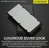 Надлегкий Power Bank Nitecore NB10000 Gen2 SILVER (10000mAh, QC 3.0, 18W, USB-C, USB-A, IPX5), фото 7